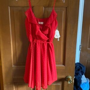 Red valentines dress